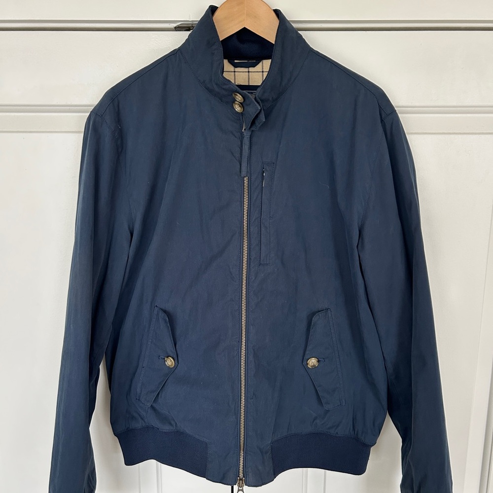 Like NEW w/o tags J. Crew Navy Harrington / Barracuda Style Jacket